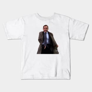 Michael Scott flashing Kids T-Shirt